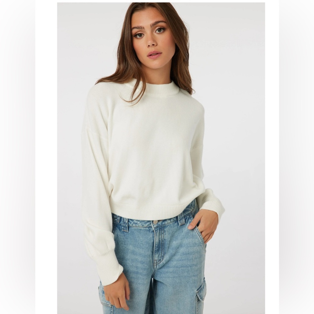 Cream pull over sweater
